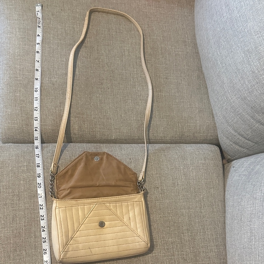 Nine West Tan Quilted Crossbody Bag